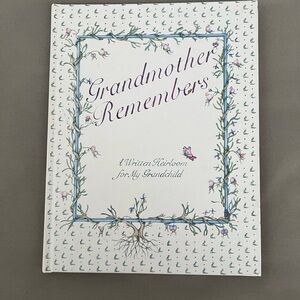 Grandmother Remembers Heirloom Journal Book